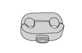 Chrome/Die Cast Joiner Connector For Gridwall