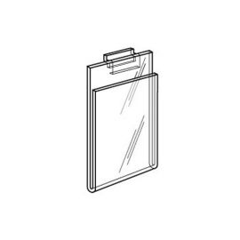 11" H x 7" W Vertical Cardholder For Slatwall and Gridwall