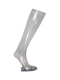 Clear Claire Knee Polycarbonate, Height: 19 1/3"