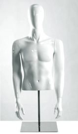 Glossy Mannequin, Total Height: 40", Chest: 38", Waist: 37"