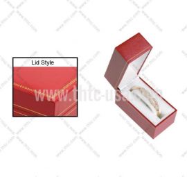 Classic Leatherette Bracelet/Watch Box Red / 12 Pcs