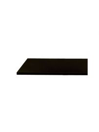 Melamine Wood Shelf, 12"(W) X 24"(L) X 3/4"(T), Black, Box Of 8
