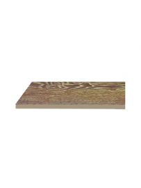 Melamine Wood Shelf, 14"(W) X 48"(L) X 3/4"(T), Hickory, Pack of 4